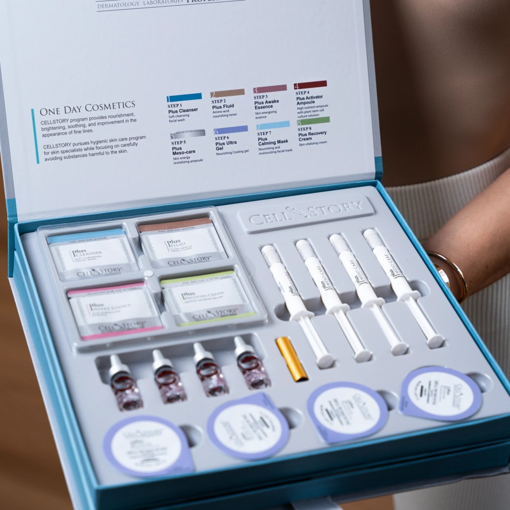 Cellstory Plus meso-care producten in een doos